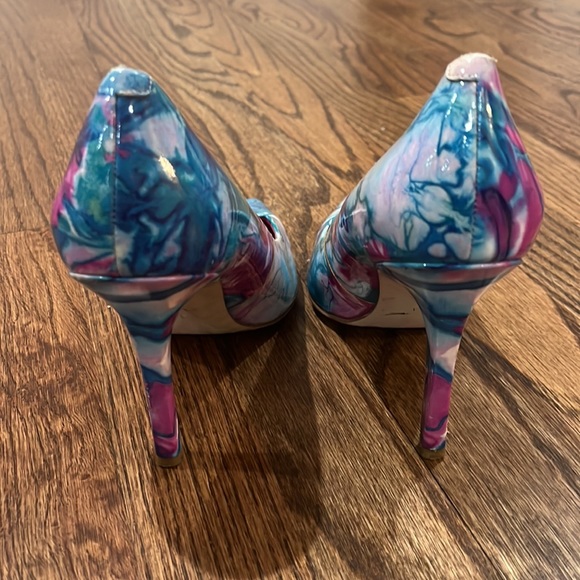 French connection colorful heels Sz 36 / 6B - Picture 4 of 5